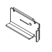 Left Hand Grate Support - 010/BRE004
