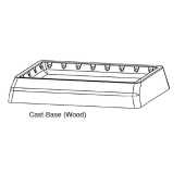 Woodburning Cast Base