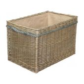 Large Rectangular Log Basket
