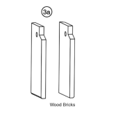 Wood bricks County 5 Woodburning