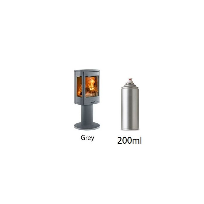 Contura Grey Metallic Heat Resistant Paint 200 ml