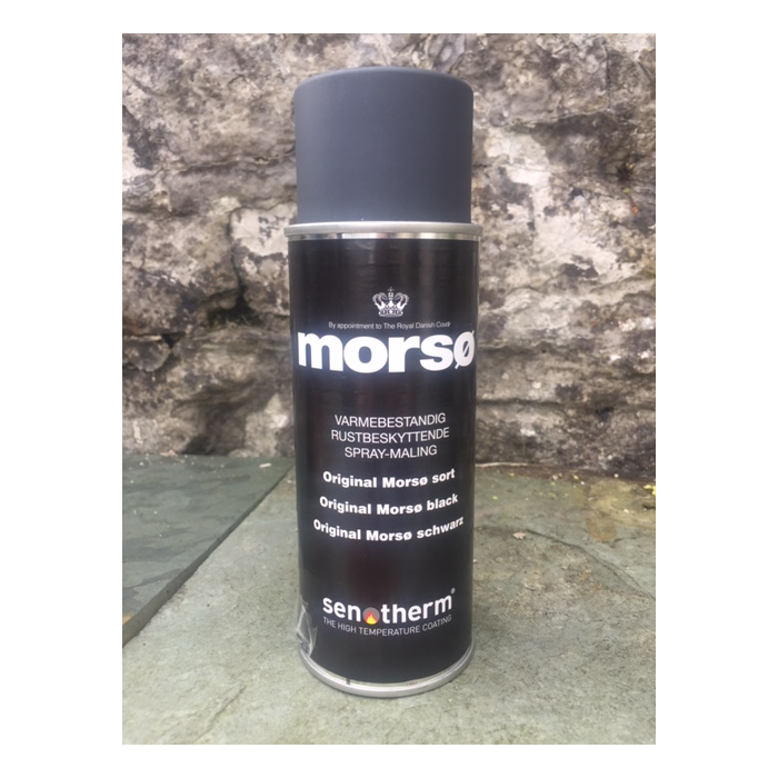 Marso Original Black Spray Paint (Dark Grey) - This colour is used to spray all Morso stoves